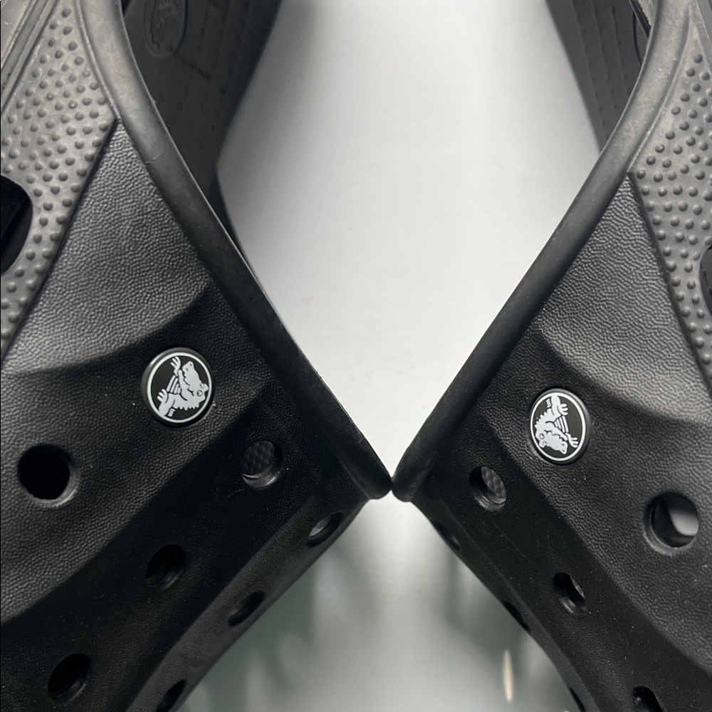 CROCS Black Slide Sandals - Picture 7 of 9